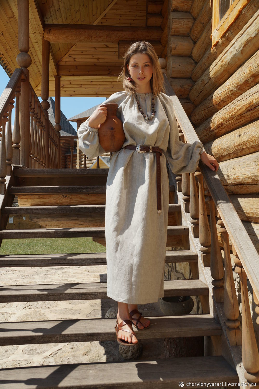 Girls in Slavic costumes in Helsinki